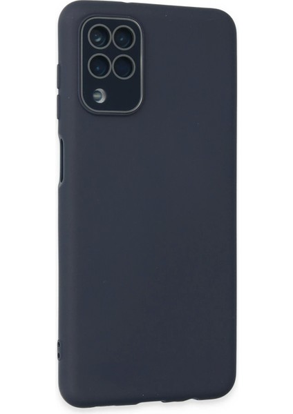 Bfs Samsung Galaxy A22 Kılıf Lansman Glass Kapak - Lacivert fiyatları