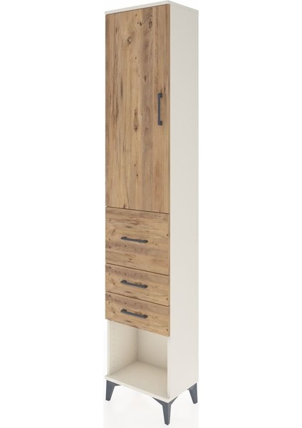 Arges Dolap 3 Raflı 3 Çekmeceli Tek Kapaklı 44X30X221 Aytaşı-Çam modelleri