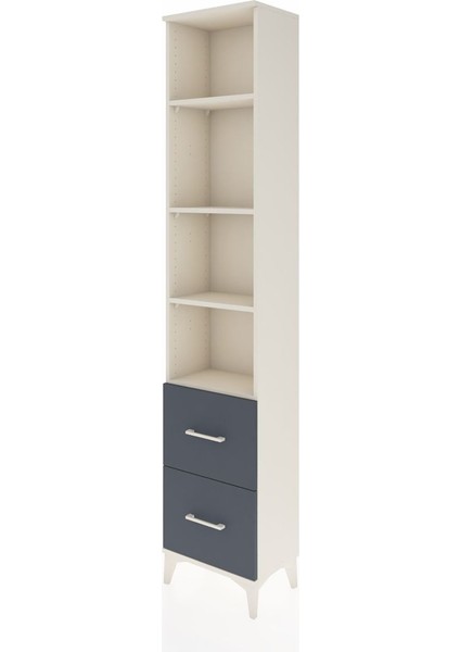 Arges Dolap 4 Raflı 2 Çekmeceli 44X30X221 Aytaşı-Antrasit modelleri