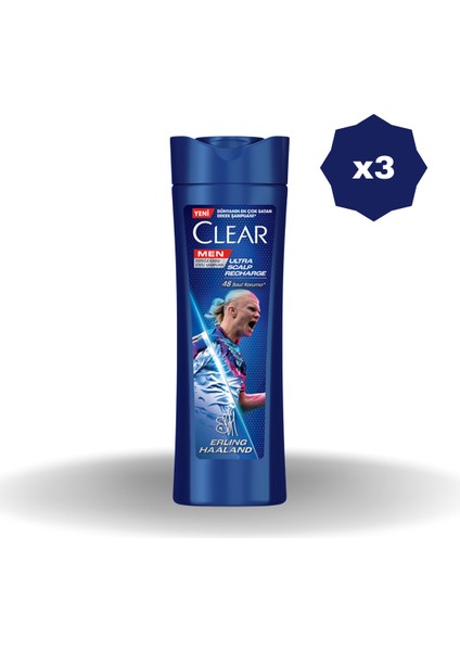 Men Legends Haaland Şampuan 350 ml - (3 Adet)