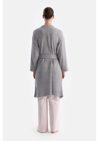 Uzun Kollu Şönil Örme Sabahlık fiyatları