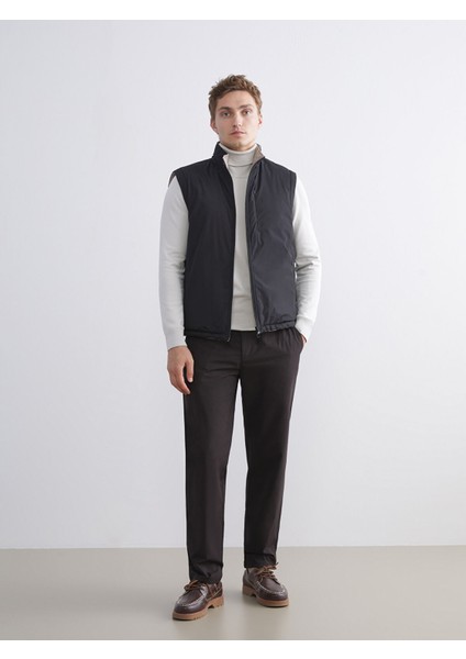 Yeni Sezon Çift Taraflı Dik Yaka Erkek Şişme Yelek modelleri