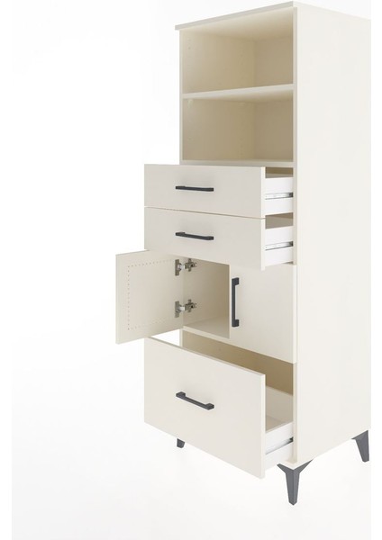 Hyperion Dolap 3 Raflı 3 Çekmeceli 2 Kapaklı 60X44X163 Aytaşı-Aytaşı fırsatları