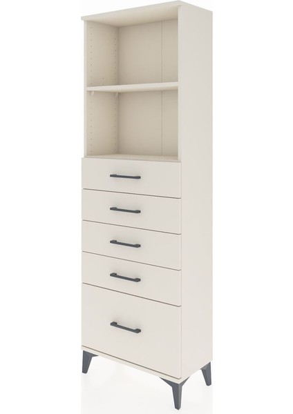 Arges Dolap 2 Raflı 5 Çekmeceli 60X30X182 Aytaşı-Aytaşı modelleri