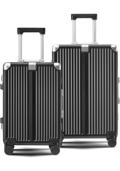 Joya Pc Policarbon 2'li Valiz Seti (Kabin ve Orta) Siyah fiyatları