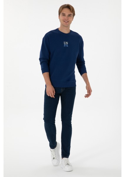 Erkek Indigo Sweatshirt 50313760-VR028 fırsatları