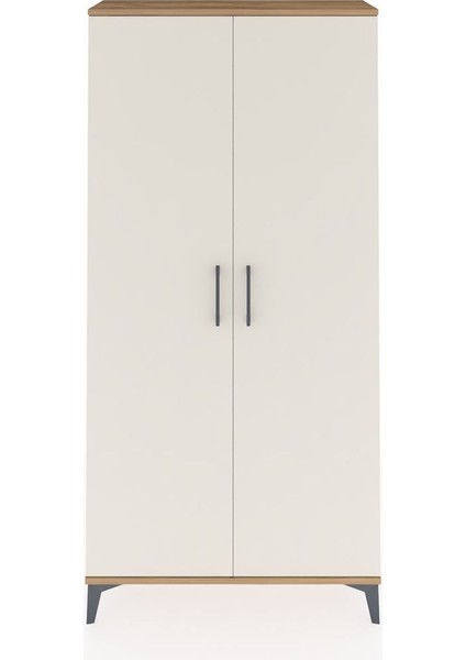 Arges Dolap 2 Kapaklı Tek Askılı 88X30X182 Çam-Aytaşı
