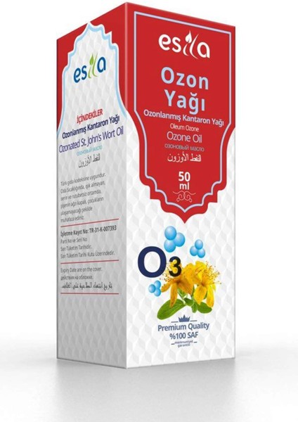 Ozonlanmış Kantaron Yağı 50 Ml.