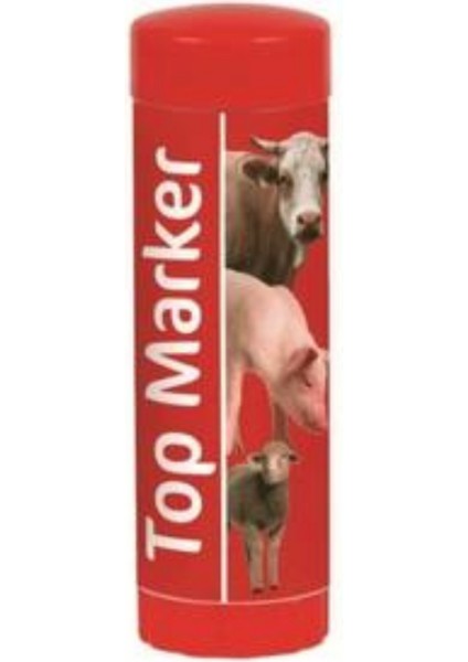 Top Marker Hayvan Işaretleme Kalemi(Kırmızı)