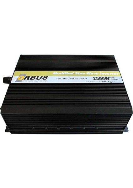 Orbus MS24-2500 24 Volt 2500 Watt Modified Sinus Invertör
