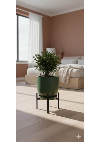 Saksı Sehpası – Dekoratif Bitki Standı Metal Çiçeklik