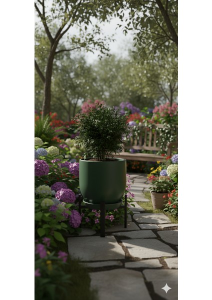 Saksı Sehpası – Dekoratif Bitki Standı Metal Çiçeklik fırsatları