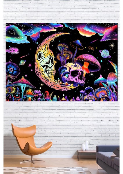 Kaliteli Kumaş , Canlı Renkler Duvar Örtüsü Duvar Halısı Wall Tapestry