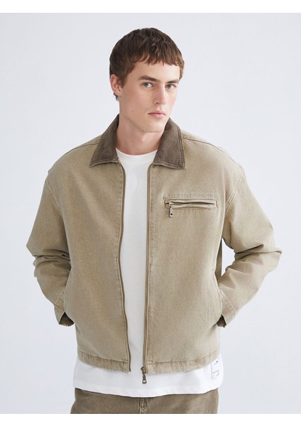 Yeni Sezon Rahat Kalıp Erkek Jean Ceket