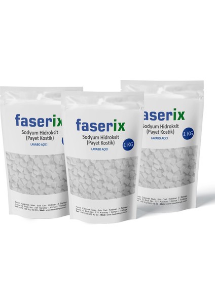 Payet Kostik - Sodyum Hidroksit (3 Kg)