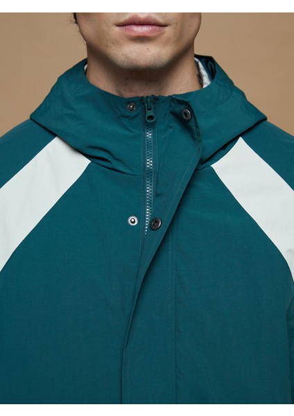 Yeni Sezon Rahat Kalıp Kapüşonlu Erkek Yağmurluk indirimleri