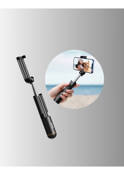 Bluetooth’lu Işıklı Selfie Çubuğu – Katlanabilir, 130 cm indirimleri