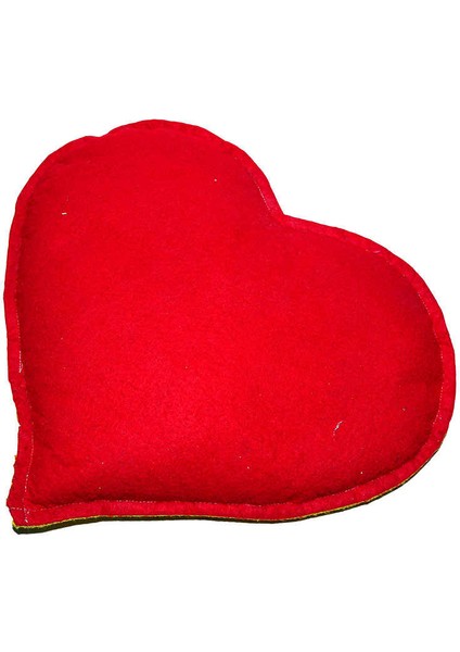 Kalp Desenli Doğal Kaya Tuzu Yastığı Sarı - Kırmızı 2-3 kg modelleri