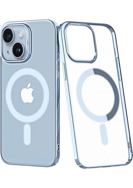 Bfs iPhone 14 Plus Kılıf Element Magneticsafe Sert Kapak - Sierra Blue
