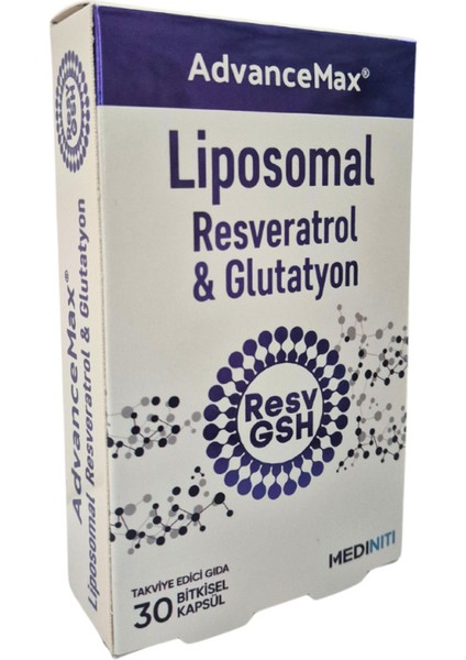 Advancemax Lıpo Resveratrol&glutatyon 30 Kapsul modelleri