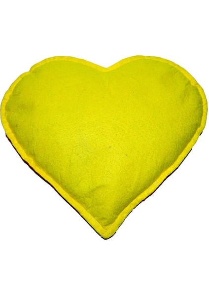 Kalp Desenli Doğal Kaya Tuzu Yastığı Sarı - Kırmızı 2-3 kg fırsatları