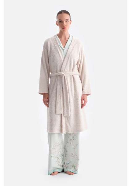 Uzun Kollu Şönil Örme Sabahlık fırsatları