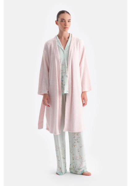 Uzun Kollu Şönil Örme Sabahlık fırsatları