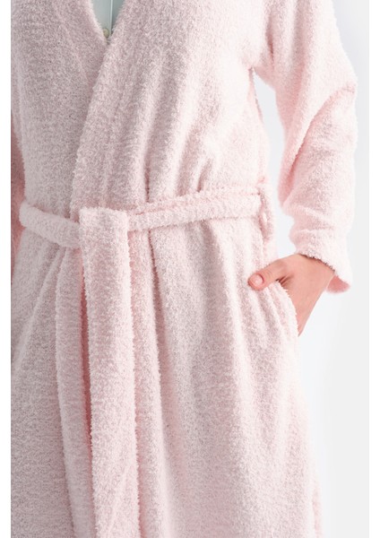 Uzun Kollu Şönil Örme Sabahlık indirimleri