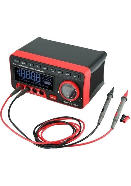 Zoyi ZT-5566 Dijital Ekranlı Masaüstü Multimetre Ölçü Aleti + Bluetooth Hoparlör