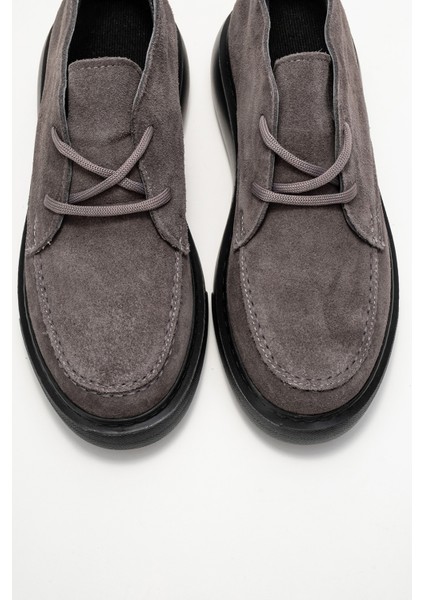 Lılya Füme Gri Süet Hakiki Deri Kadın Chukka Bot fiyatları