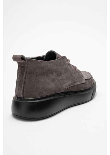 Lılya Füme Gri Süet Hakiki Deri Kadın Chukka Bot indirimleri