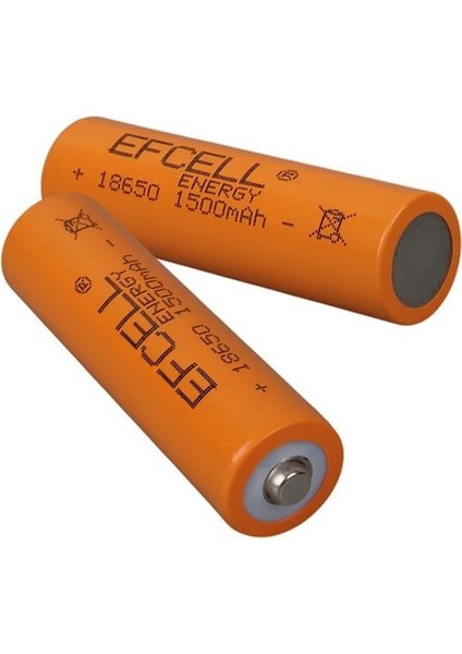 Efcell 3.7 Volt 1500 Mah Şarj Edilebilir Li-Ion 18650 Başlıklı Pil fiyatları