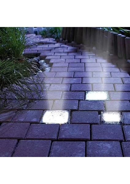 Powermaster PM-21645 Solar Beyaz Ledli Tuğla Görünümlü Bahçe Dekorasyon Aydınlatma fırsatları
