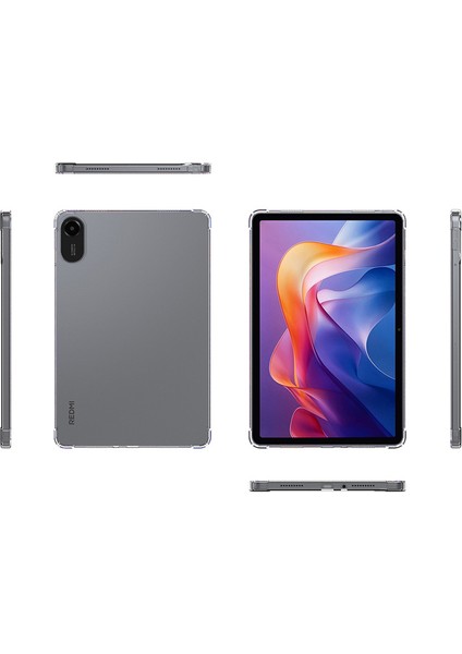Xiaomi Redmi Pad 2 Uyumlu Airbagli Anti Shock Darbelere Dayanıklı Şeffaf Kapak fiyatları