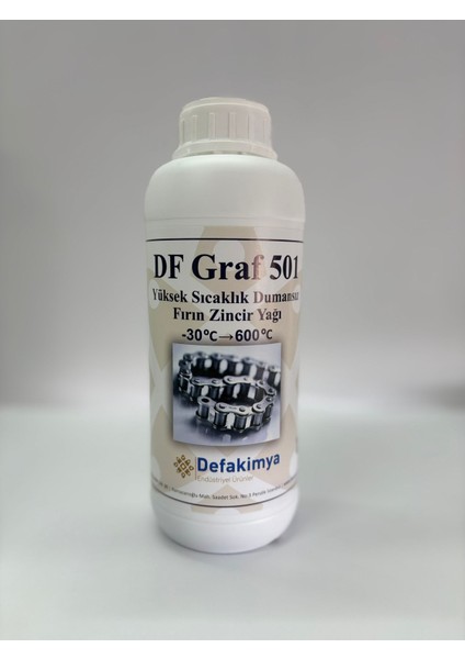 Df Graf 501 Dumansız Yüksek Sıcaklık Fırın Zincir Yağı- 1 Lt -650°C fiyatları