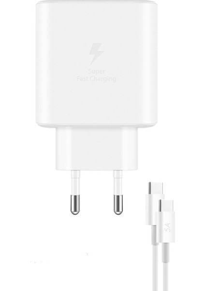 Poco X712 Ile Uyumlu Pd 45W Süper Hızlı Şarj Adaptörü + 1 Metre Type-C Kablo