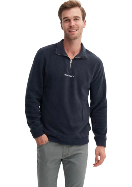 Regular Fit Kalın Polar Dik Yaka Fermuarlı SWEATSHIRT-53200 fiyatları