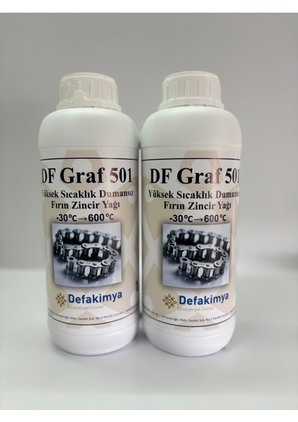Df Graf 501 Dumansız Yüksek Sıcaklık Fırın Zincir Yağı- 1 Lt -650°C fırsatları