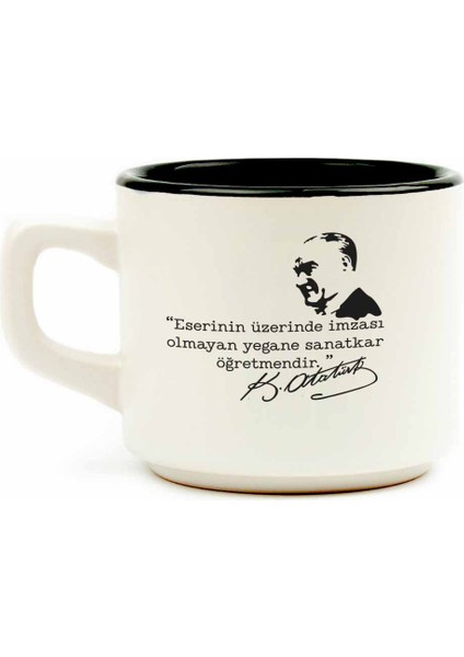 Eserinin Üzerinde Imzası Olmayan Yegane Sanatkar Öğretmendir.beyaz Venüs Kupa - Öğretmenler Günü Hediyelik Kupa