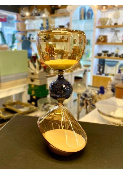 Amber Siyah Kum Saati/dekor modelleri