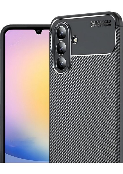 Samsung Galaxy S25 Fe Uyumlu Kılıf Negro Karbon Görünümlü Silikon Siyah fiyatları