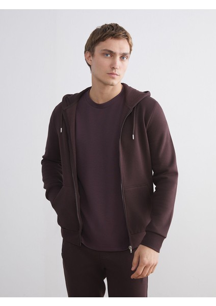 Yeni Sezon Kapüşonlu Uzun Kollu Erkek Fermuarlı Sweatshirt fiyatları