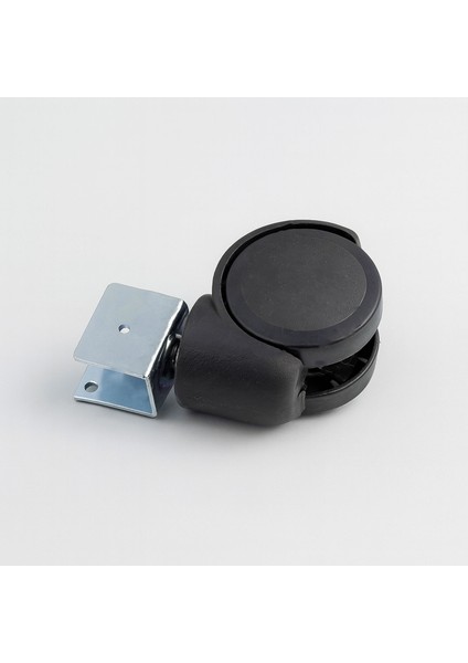 Dönerli Koltuk Tekeri Kısa U Tablalı Siyah Metal Gövde Dayanıklı Yapı 360 Derece Döner Mekanizma fırsatları