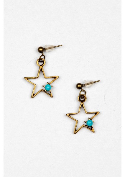 Yıldız Figürlü Etnik Otantik Küpe