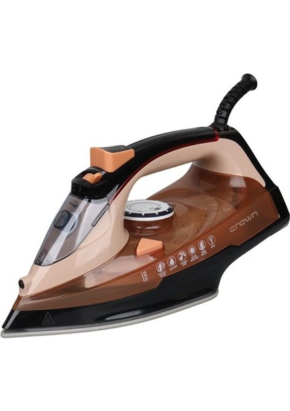 Crown CRW-7206 2200W Seramik Tabanlı Buharlı Ütü Rose fiyatları