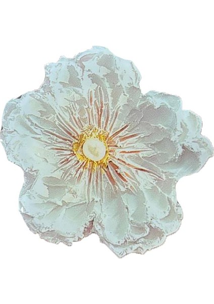 Pop Socket Telefon Tutucu Papatya Beyaz