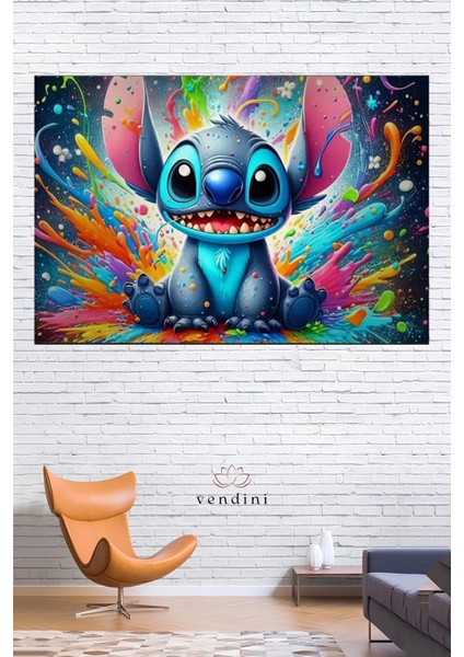 Lilo ve Stich Duvar Halısı Duvar Örtüsü Wall Tapestry