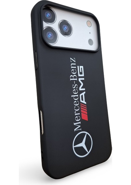 iPhone 17 Pro Max Uyumlu Yüksek Kaliteli Mercedes Tasarım Baskılı Içi Kadife Premium Silikon Kılıf fiyatları