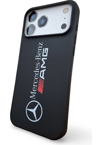 iPhone 17 Pro Max Uyumlu Yüksek Kaliteli Mercedes Tasarım Baskılı Içi Kadife Premium Silikon Kılıf modelleri