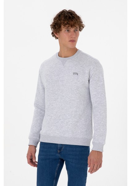 Erkek Açık Gri Sweatshirt 50313757-VR001